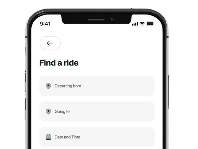 Find a Ride Feature