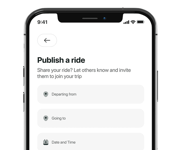 Share Ride Feature